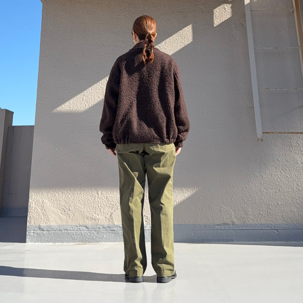 orSlow : HERRINGBONE VINTAGE FIT FATIGUE PANTS (ARMY GREEN) (03-V5002-76A)