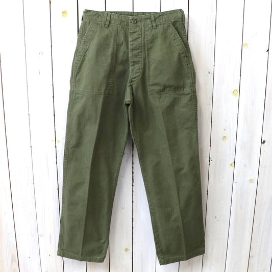 orSlow : HERRINGBONE VINTAGE FIT FATIGUE PANTS (ARMY GREEN) (03-V5002-76A)