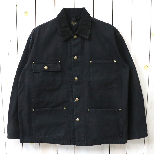 orSlow : RELAXED FIT OXFORD COVERALL (BLACK) (01-6034-61S)
