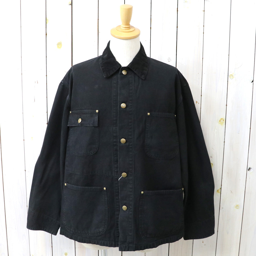 orSlow : RELAXED FIT OXFORD COVERALL (BLACK) (01-6034-61S)