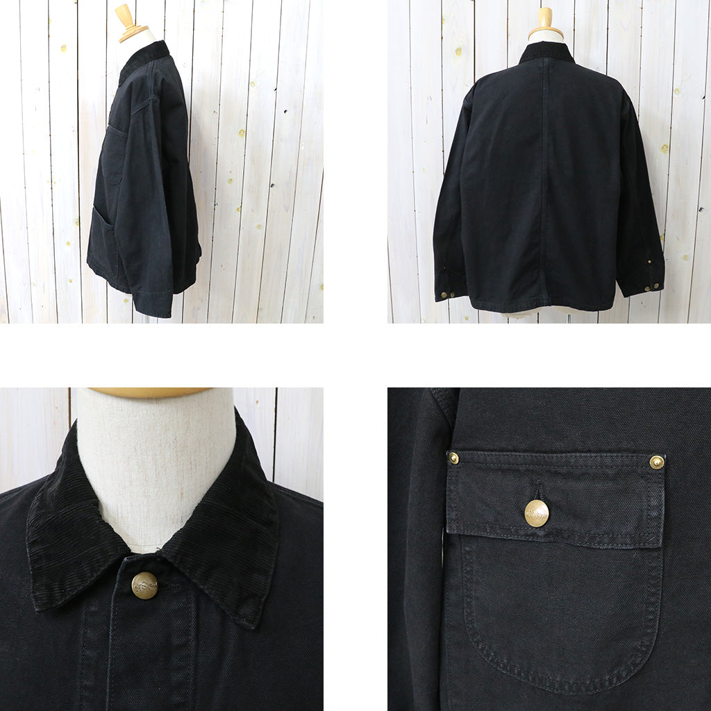 orSlow : RELAXED FIT OXFORD COVERALL (BLACK) (01-6034-61S)
