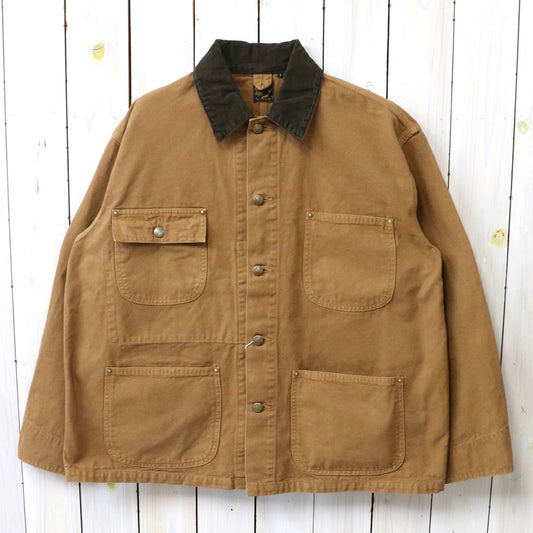 orSlow : RELAXED FIT OXFORD COVERALL (BROWN) (01-6034-53S)