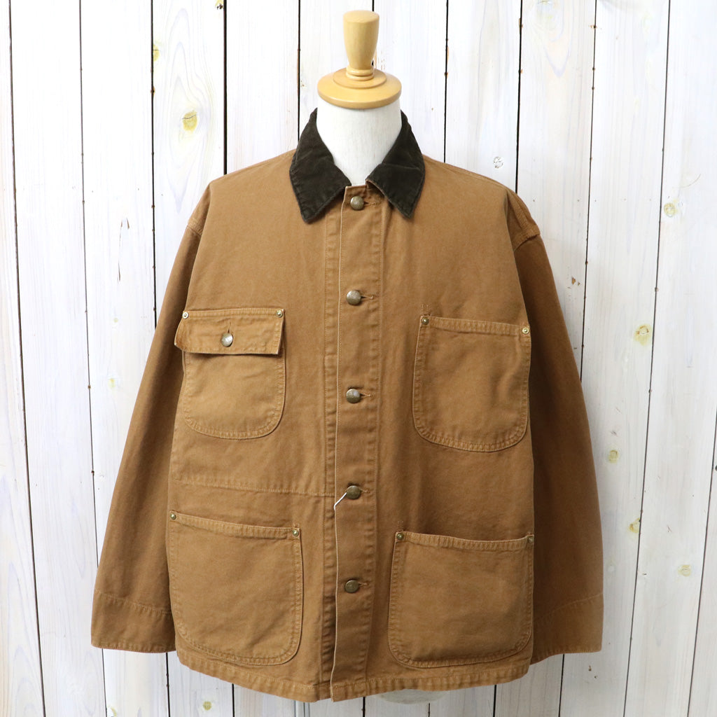 orSlow : RELAXED FIT OXFORD COVERALL (BROWN) (01-6034-53S)
