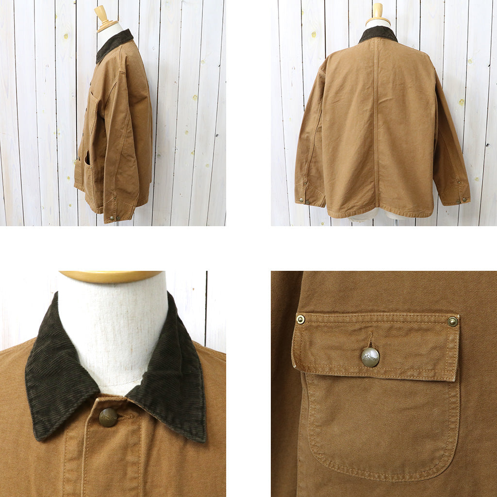 orSlow : RELAXED FIT OXFORD COVERALL (BROWN) (01-6034-53S)