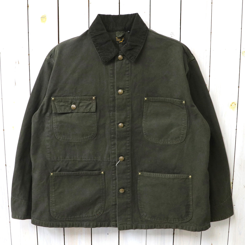 orSlow : RELAXED FIT OXFORD COVERALL (COFFEE BROWN) (01-6034-52S)