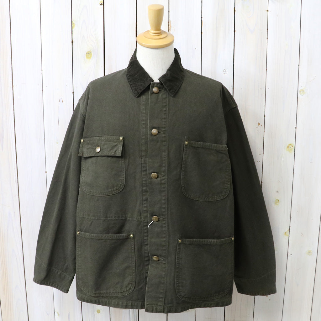 orSlow : RELAXED FIT OXFORD COVERALL (COFFEE BROWN) (01-6034-52S)