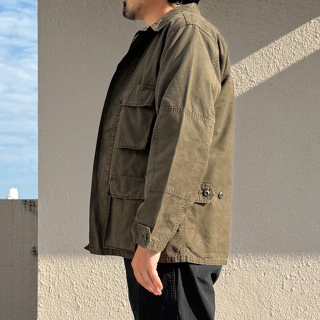 orSlow : B.D.U JACKET–STONE WASHED BROWN (01-6110-52S)
