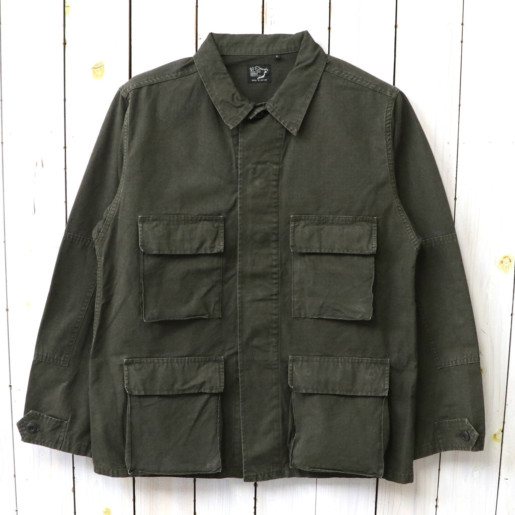 orSlow : B.D.U JACKET–STONE WASHED BROWN (01-6110-52S)
