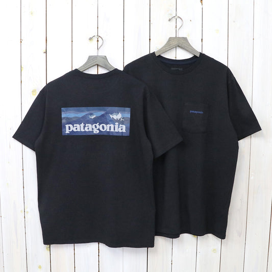 patagonia『M’s Boardshort Logo Pocket Responsibili-Tee』(Ink Black)