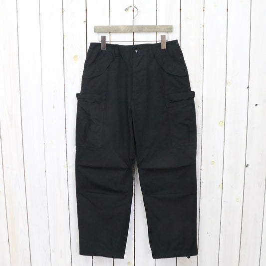 SASSAFRAS『OVERGROWN PANTS(C/N RIPSTOP)』(BLACK)