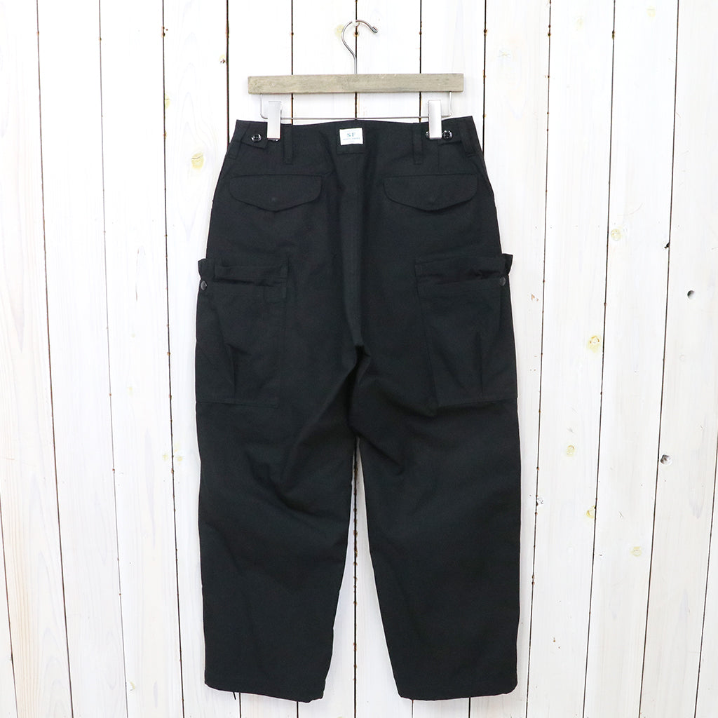 SASSAFRAS『OVERGROWN PANTS(C/N RIPSTOP)』(BLACK)