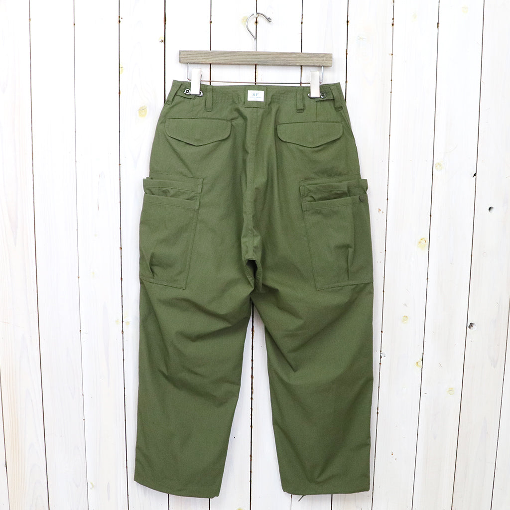 SASSAFRAS『OVERGROWN PANTS(C/N RIPSTOP)』(OLIVE)