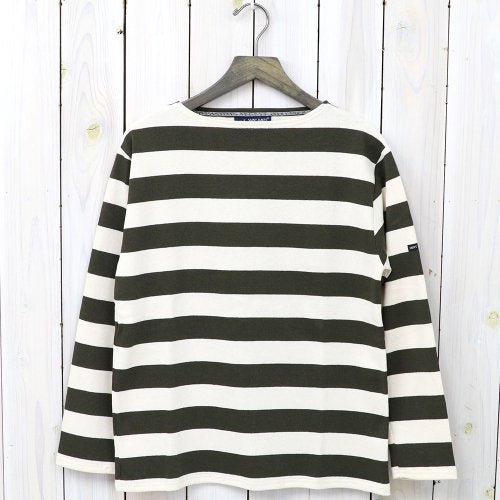 SAINT JAMES : OUESSANT-WIDEBORDER- (ECRU/TOURBE)