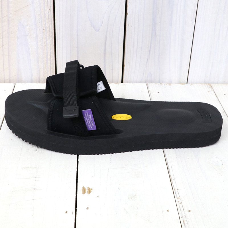 Suicoke×NEPENTHES Purple Label : Slide-In Sandal w/A-B Vibram-Neoprene (Black)