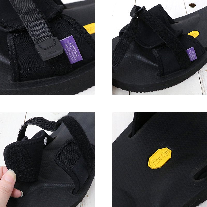 Suicoke×NEPENTHES Purple Label : Slide-In Sandal w/A-B Vibram-Neoprene (Black)
