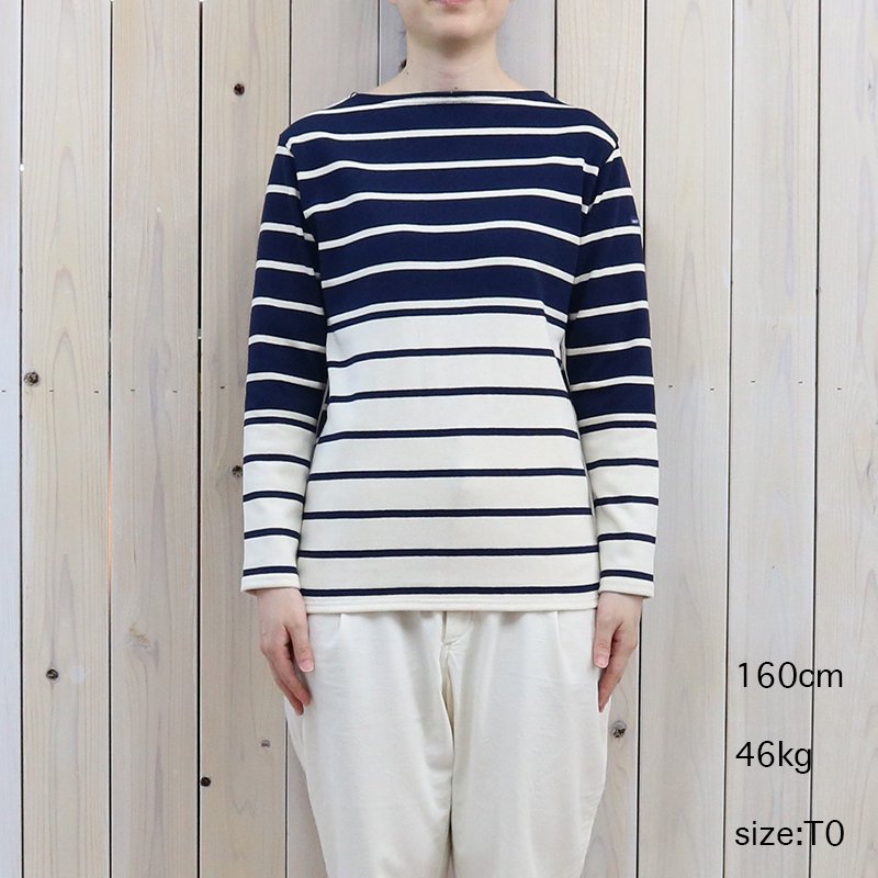 SAINT JAMES : OUESSANT CRAZY (MARINE/ECRU 2)
