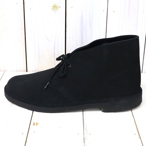 Clarks : Desert Boot (Black Suede)