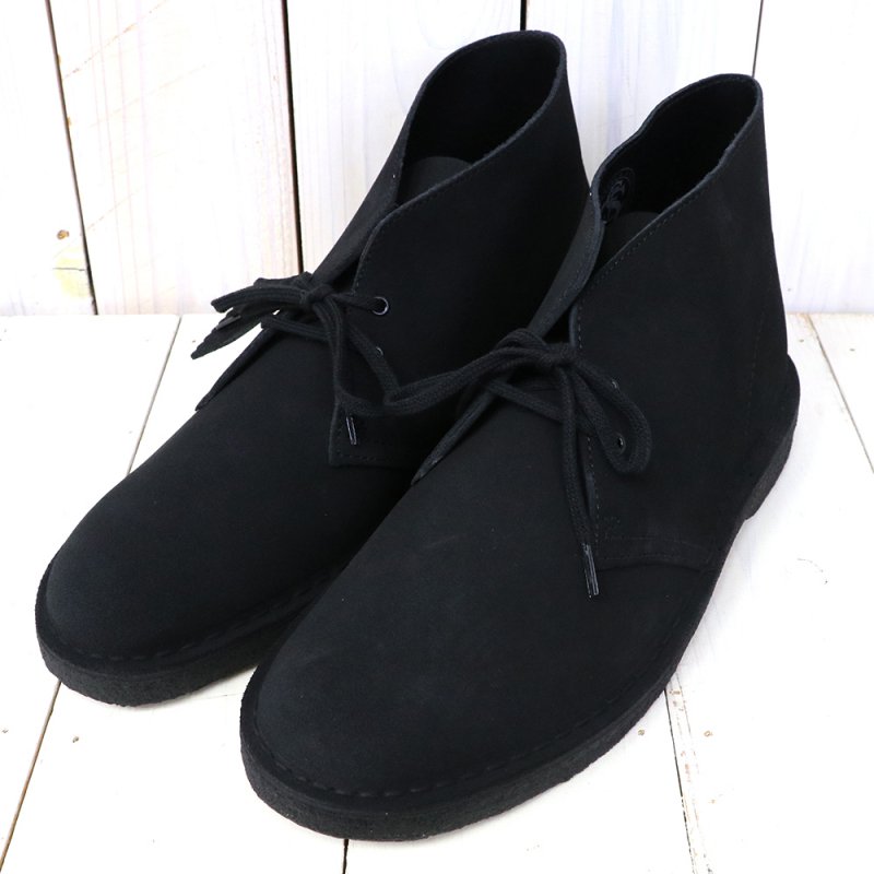 Clarks : Desert Boot (Black Suede)