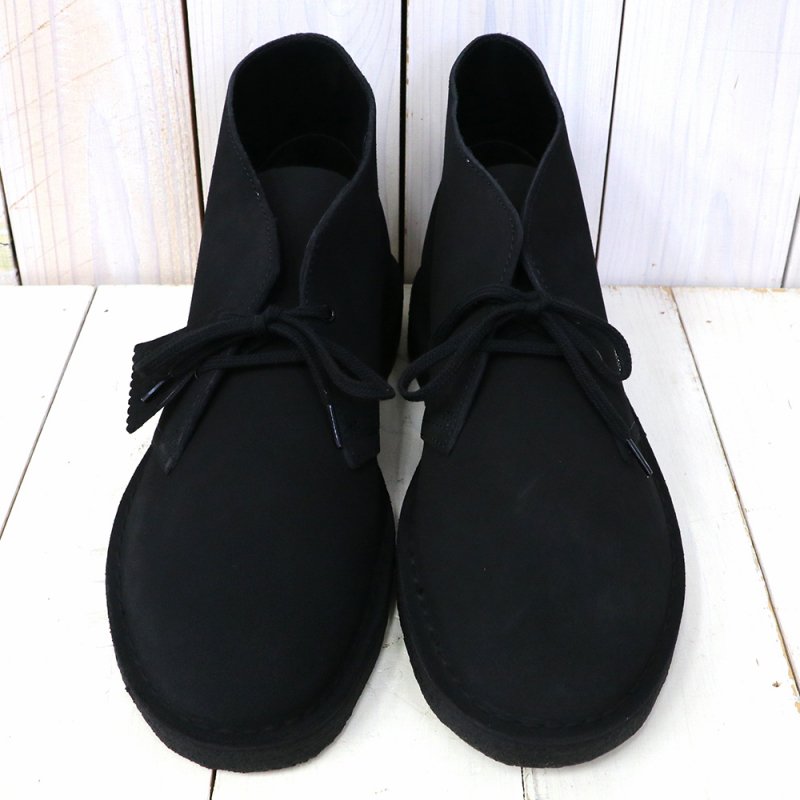 Clarks : Desert Boot (Black Suede)