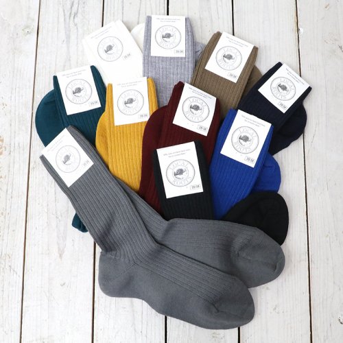 LOCAL ROOTS : MERINO RIB SOCKS#54404