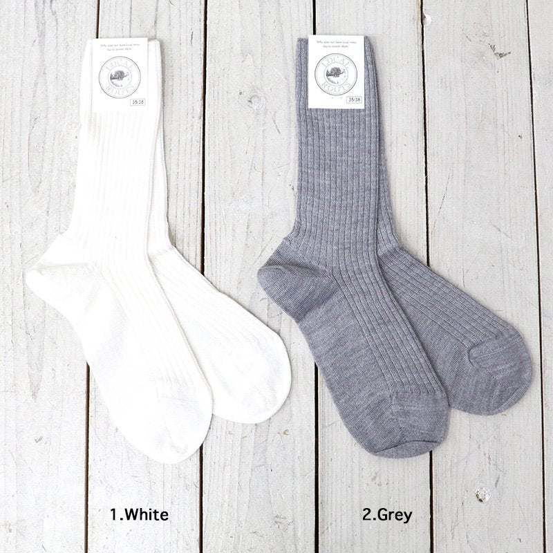 LOCAL ROOTS : MERINO RIB SOCKS#54404