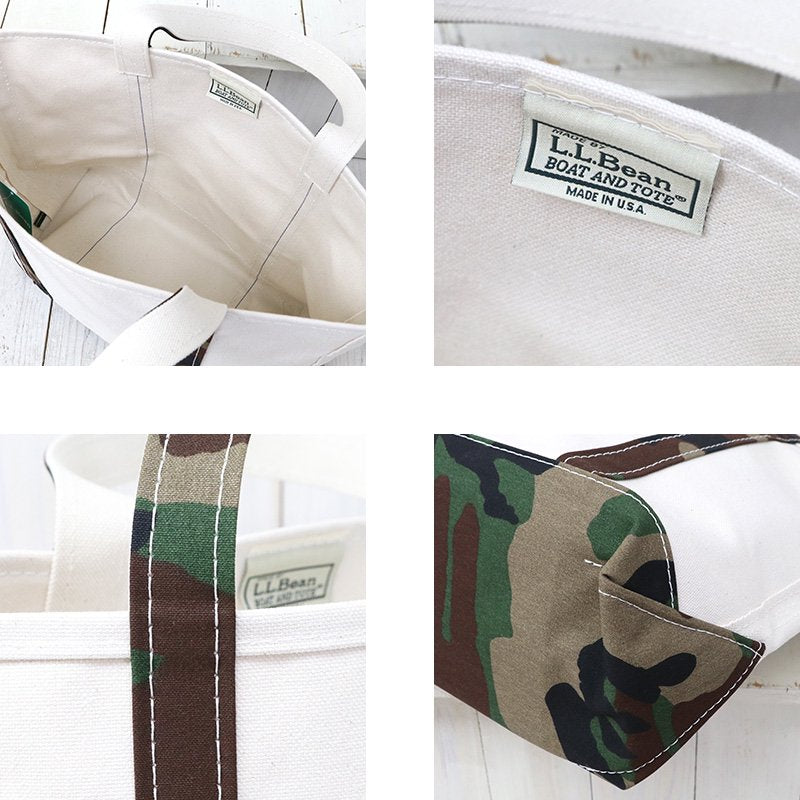 L.L.Bean : Boat & Tote Bag-Open Top(Medium)』(Green Camouflage)