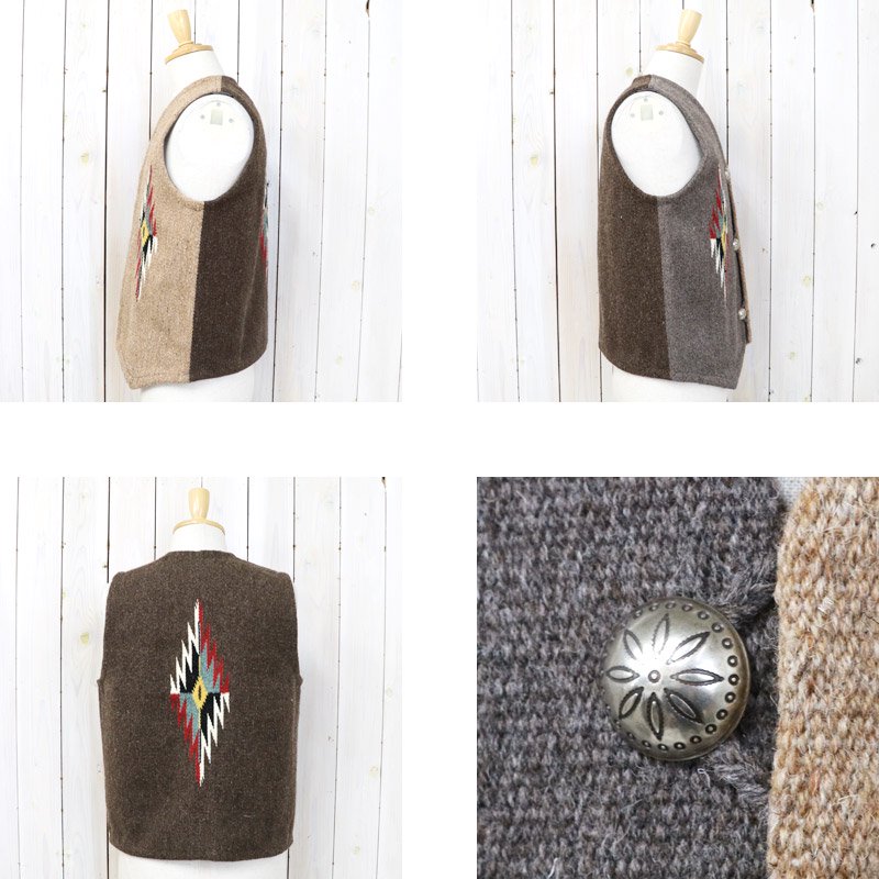 【SALE50%OFF】TRUJILLO’S『Chimayo Vest-3Colors』(Brown Mix)