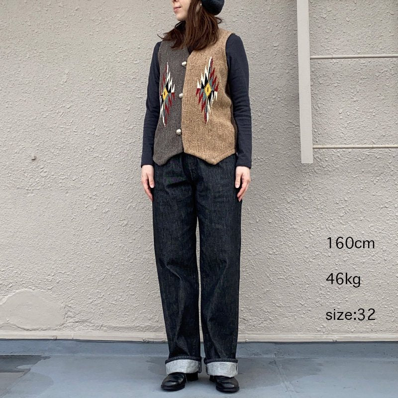 【SALE50%OFF】TRUJILLO’S『Chimayo Vest-3Colors』(Brown Mix)