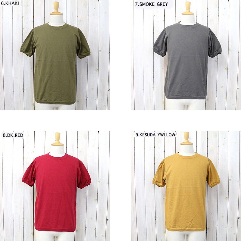 Goodwear : CREW-NECK S/S T-SHIRTS with CUFF AND HEM RIB