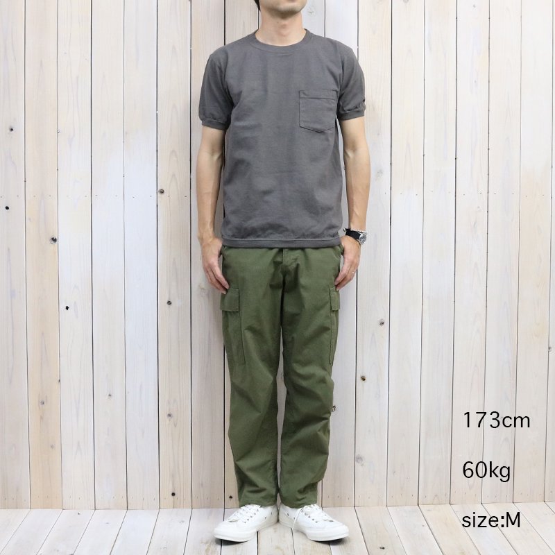 Goodwear : CREW-NECK S/S POCKET-T with CUFF AND HEM RIB