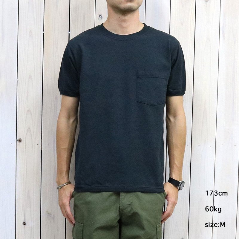 Goodwear : CREW-NECK S/S POCKET-T with CUFF AND HEM RIB