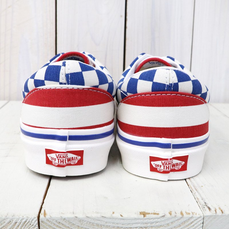 VANS : ERA 95 DX ((ANAHEIM FACTORY)OG RED STRIPE/OG BLUE CHECK)