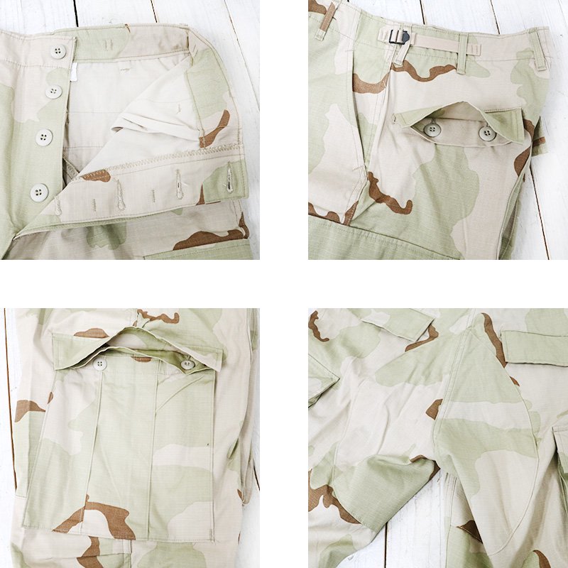 DEAD STOCK : TROUSERS DESERT CAMOUFLAGE PATTERN COMBAT 3C
