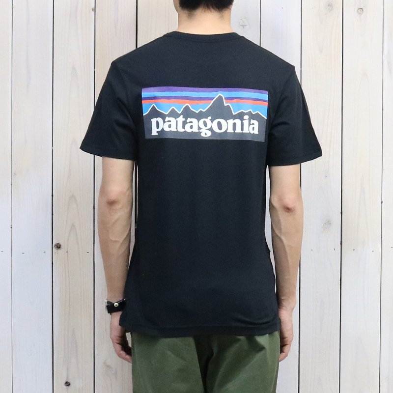 【SALE40%OFF】patagonia『M’s P-6 Logo Organic T-Shirt』(Black)