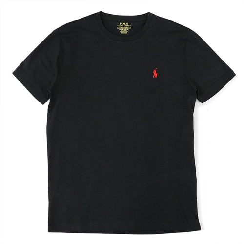 POLO RALPH LAUREN『カスタム スリム クルーネック Tシャツ』(BLACK)