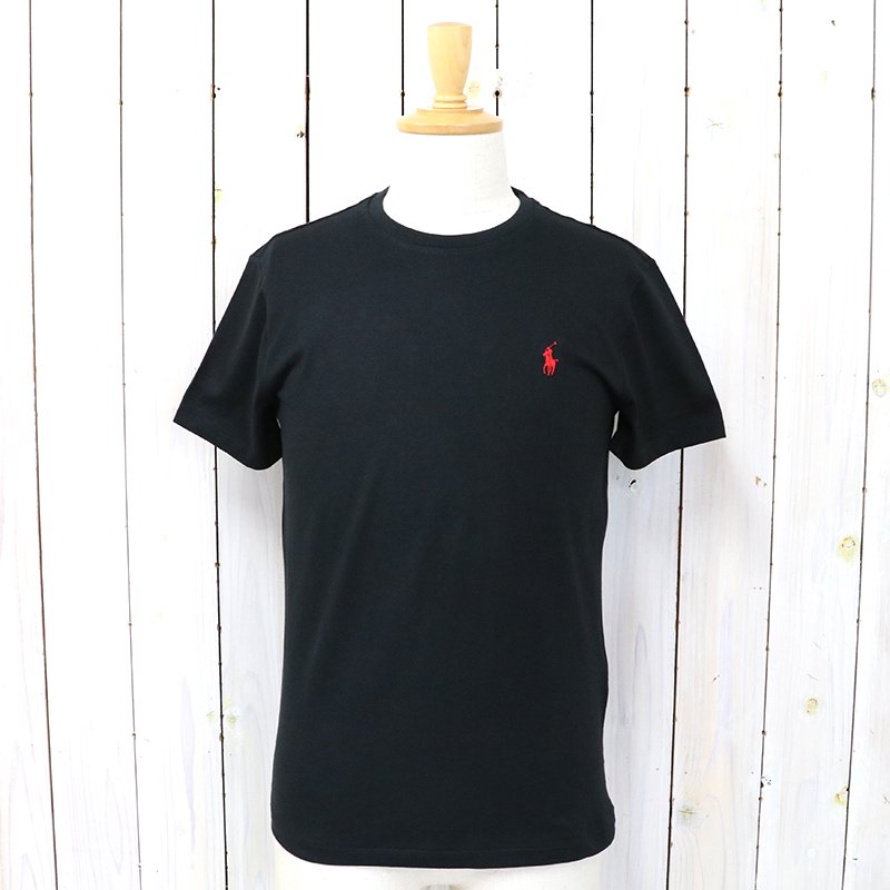 POLO RALPH LAUREN『カスタム スリム クルーネック Tシャツ』(BLACK)