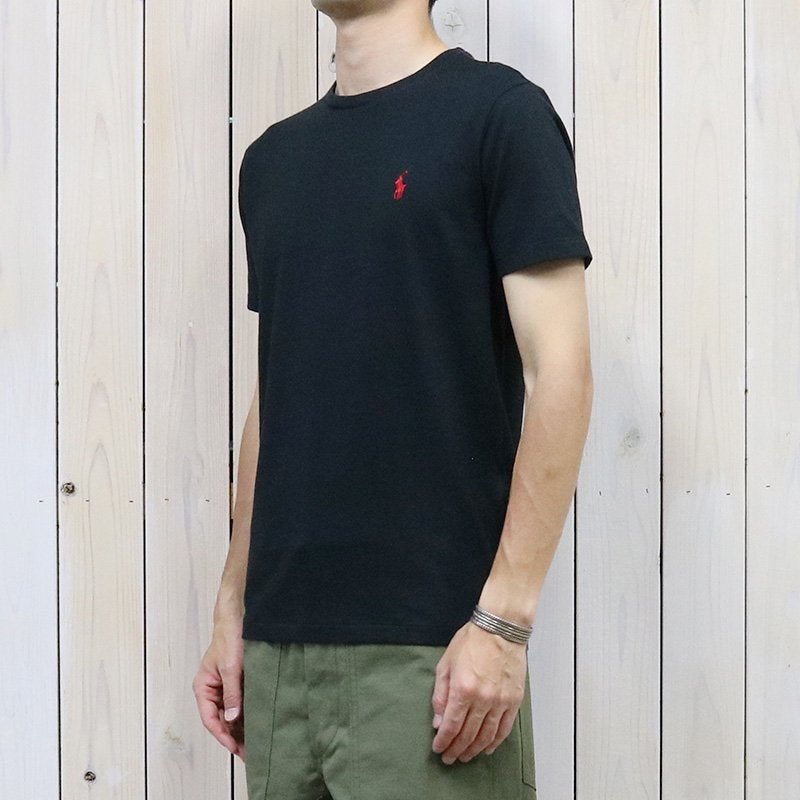 POLO RALPH LAUREN『カスタム スリム クルーネック Tシャツ』(BLACK)