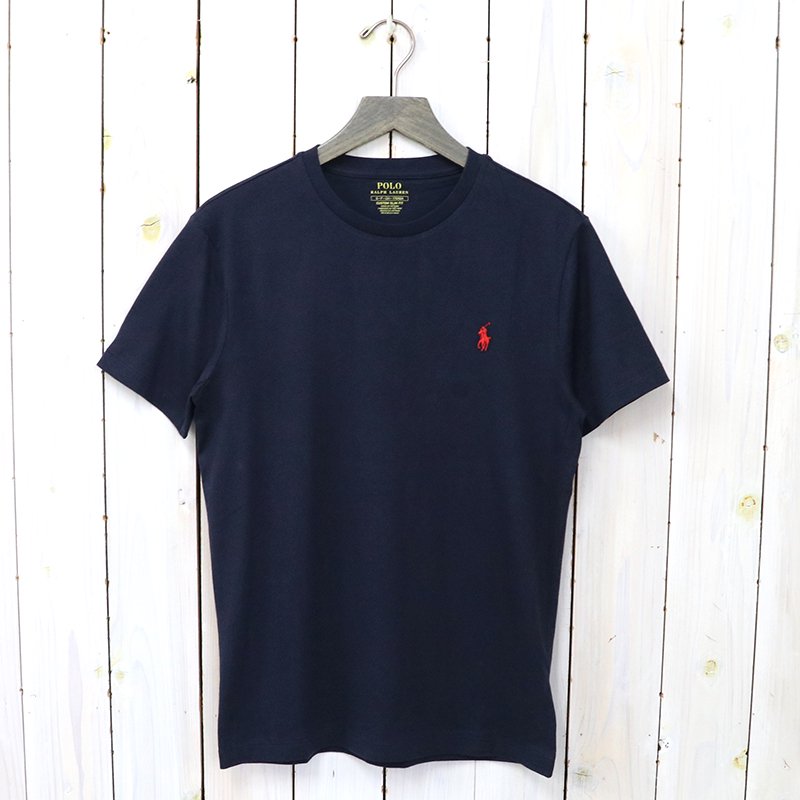 POLO RALPH LAUREN『カスタム スリム クルーネック Tシャツ』(NAVY)