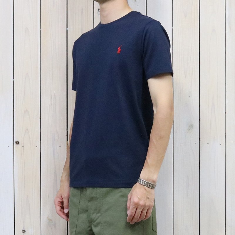 POLO RALPH LAUREN『カスタム スリム クルーネック Tシャツ』(NAVY)