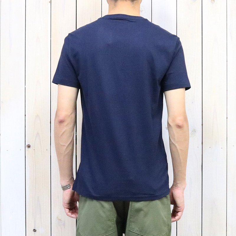 POLO RALPH LAUREN『カスタム スリム クルーネック Tシャツ』(NAVY)