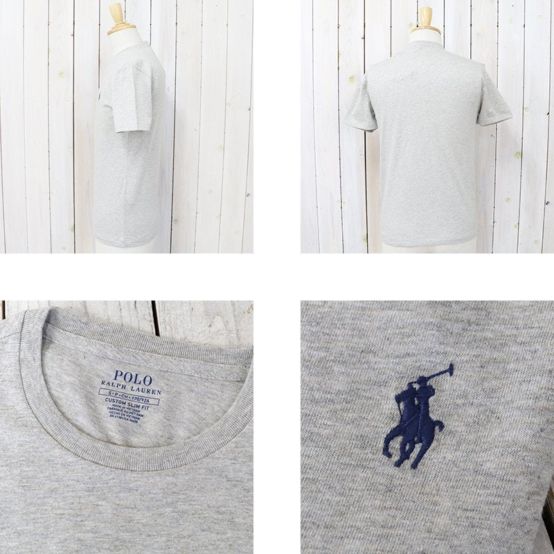 POLO RALPH LAUREN『カスタム スリム クルーネック Tシャツ』(GRAY)