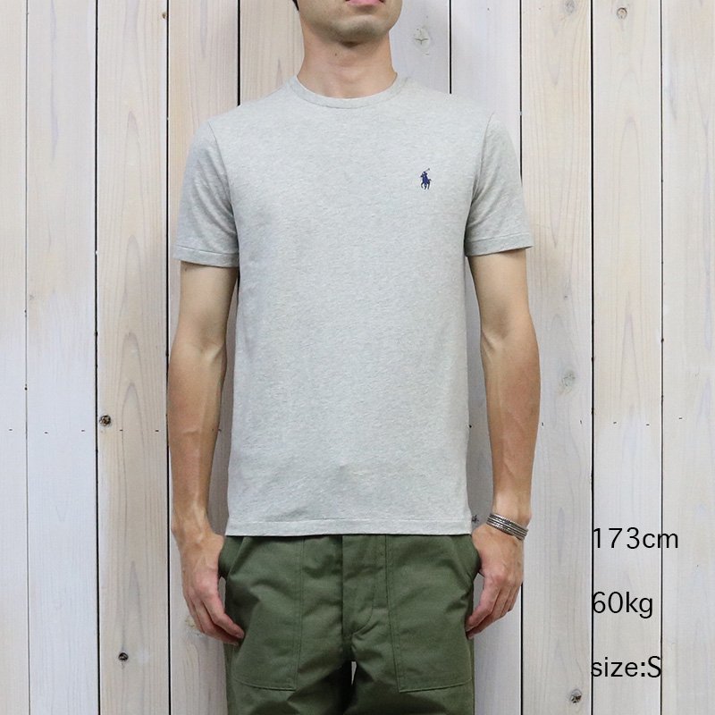 POLO RALPH LAUREN『カスタム スリム クルーネック Tシャツ』(GRAY)
