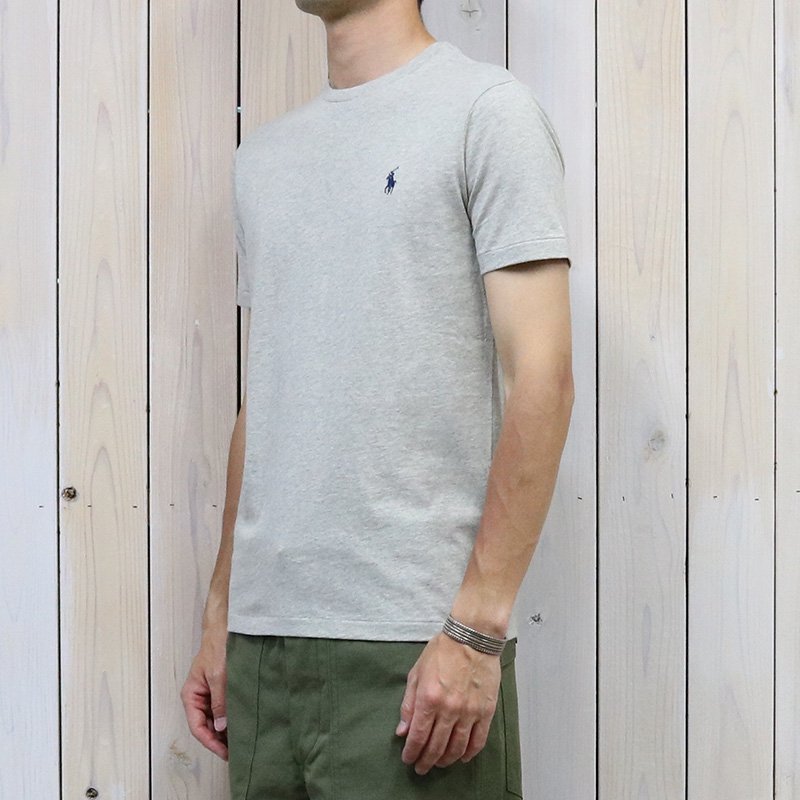 POLO RALPH LAUREN『カスタム スリム クルーネック Tシャツ』(GRAY)
