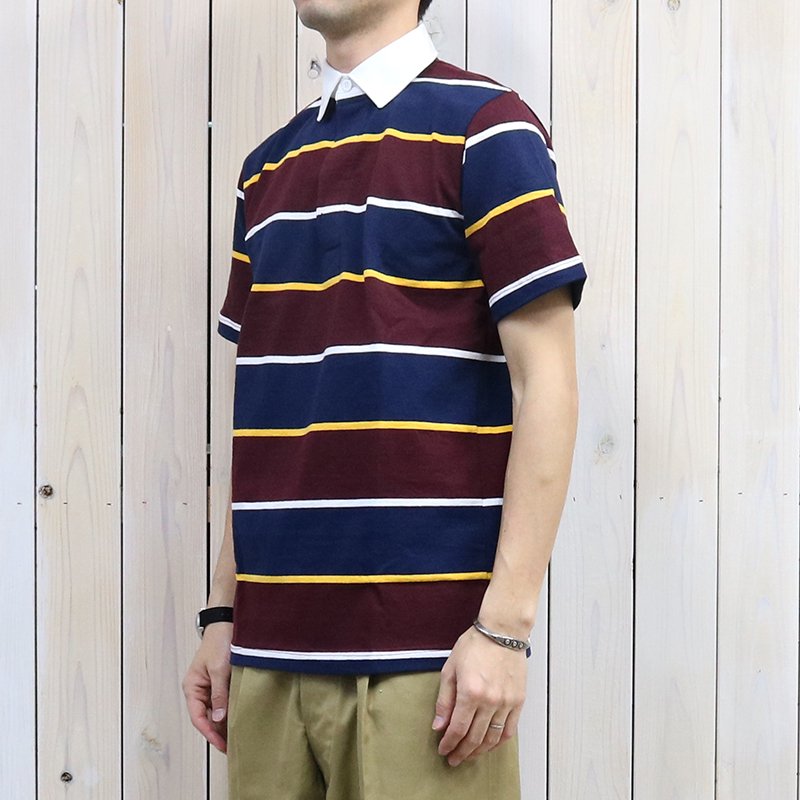 BARBARIAN『LIGHT WEIGHT RUGBY SHIRTS S/S』(NAVY/GOLD/HARVARD/WHITE)
