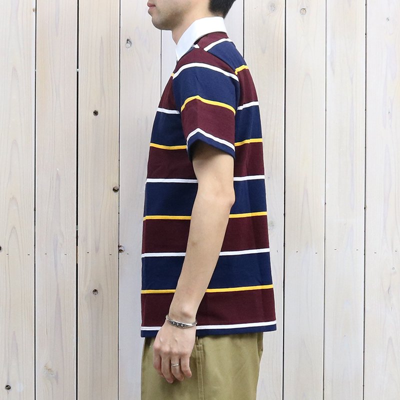 BARBARIAN『LIGHT WEIGHT RUGBY SHIRTS S/S』(NAVY/GOLD/HARVARD/WHITE)