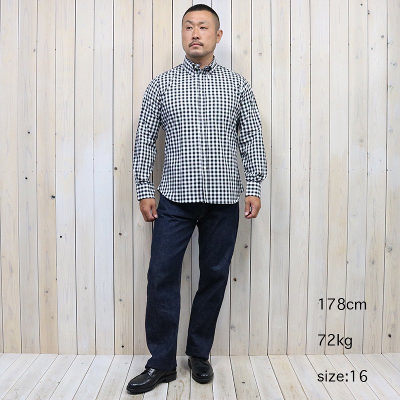 INDIVIDUALIZED SHIRTS『BIG GINGHAM CHECK-Limited』(BLACK)