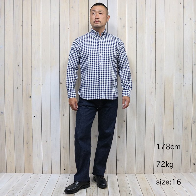 INDIVIDUALIZED SHIRTS『BIG GINGHAM CHECK-Limited』(NAVY)