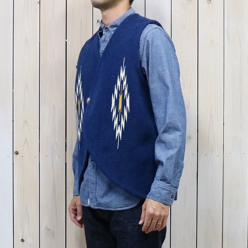 【SALE50%OFF】TRUJILLO’S『Chimayo Vest』(Blue)
