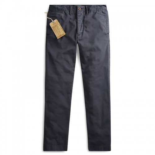 Double RL : COTTON OFFICER’S CHINO (NAVY)