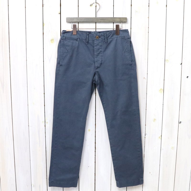 Double RL : COTTON OFFICER’S CHINO (NAVY)